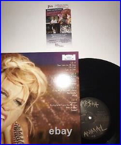 Kesha Hand Signed Animal Vinyl Album With Jsa Coa Autograph Lp