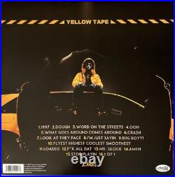 Key Glock Signed Vinyl Album Yellow Tape Authentic Rapper Young Dolph Jsa Coa