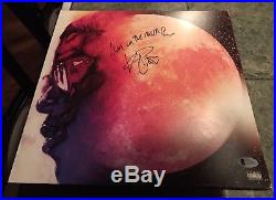 Kid Cudi Signed Autographed Vinyl Album LP Man On The Moon SKETCH RARE 1/1