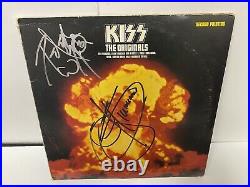 Kiss Originals signed Peter Criss Gene Simmons album vinyl