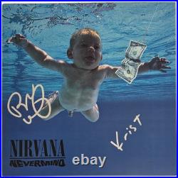 Krist Novoselic Signed Nirvana Nevermind Album COA Proof Autographed Vinyl Vig