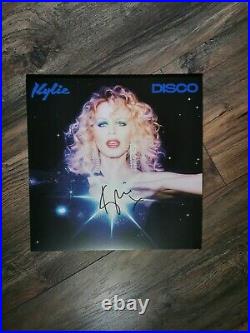 Kylie Minogue Disco Signed Autographed Limited Edition Blue Vinyl Album