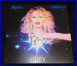 Kylie Minogue Disco Signed Autographed Limited Edition Blue Vinyl Album