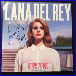 LANA DEL REY Signed Born To Die LP Album Autograph Vinyl JSA COA T89369 NICE