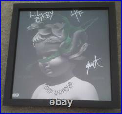 LIL BABY & GUNNA Hip Hop Rappers SIGNED + FRAMED Drip Harder Vinyl Album