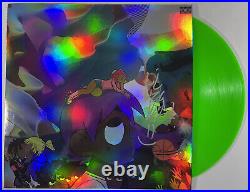 LIL Uzi Vert Vs The World Signed Autographed Green Vinyl Album Record Bas Coa