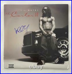 LIL WAYNE WEEZY SIGNED AUTOGRAPH ALBUM VINYL RECORD THA CARTER II 2 With JSA