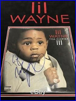 LIL Wayne Weezy Carter 3 Signed Autograph Lp Vinyl Album Framed Psa Dna Coa