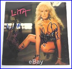 LITA FORD Signed Autograph Lita S/T Album Vinyl Record LP The Runaways