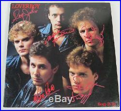 LOVERBOY Signed Autograph Keep It Up Album Vinyl Record LP by All 5 Members
