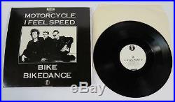 LOVE AND ROCKETS Signed Autograph Motorcycle Album Vinyl LP by All 3 BAUHAUS