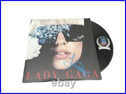 Lady Gaga Signed Autograph The Fame Vinyl Album Lp Beckett Bas