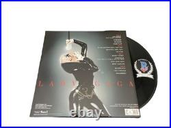 Lady Gaga Signed Autograph The Fame Vinyl Album Lp Beckett Bas