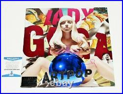 Lady Gaga Signed'artpop' Album Vinyl Record Lp Beckett Coa Bas The Fame Joanne