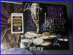 Lamb of God Sacrament Signed Vinyl Album Record LP Randy Blythe JSA COA New