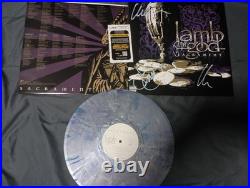 Lamb of God Sacrament Signed Vinyl Album Record LP Randy Blythe JSA COA New