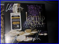 Lamb of God Sacrament Signed Vinyl Album Record LP Randy Blythe JSA COA New