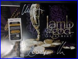 Lamb of God Sacrament Signed Vinyl Album Record LP Randy Blythe JSA COA New