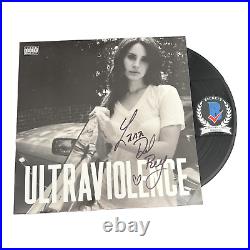 Lana Del Ray Signed Autograph'ultraviolence' Album Lp Vinyl Beckett Bas