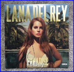 Lana Del Ray Signed Paradise LP Album Vinyl Record JSA #M90330