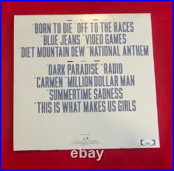 Lana Del Rey BORN TO DIE Vinyl Album Music Autographed Signed JSA