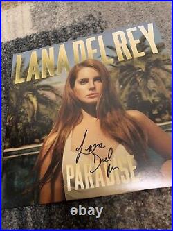 Lana Del Rey Signed Autographed Paradise 2012 black Vinyl Album never played