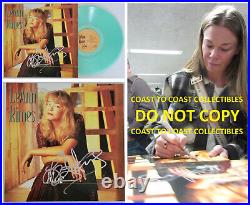 LeAnn Rimes signed Blue album vinyl record COA exact proof autographed