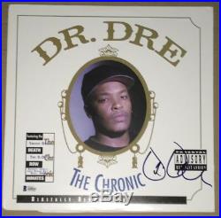 Leaf Vault Dr. Dre Autograph The Chronic Signed Vinyl Album Cover LOA