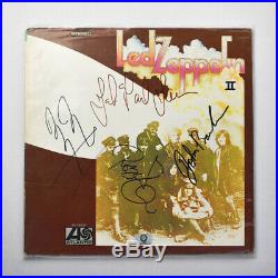 Led Zeppelin Signed Vinyl Record Led Zeppelin Album II Great Condition