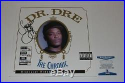 Legend Snoop Dogg Signed'the Chronic' Album Vinyl Record Lp Beckett Coa Dr. Dre