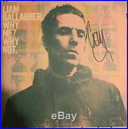 Liam Gallagher signed autographed Why Me Why Not. Album, Vinyl record
