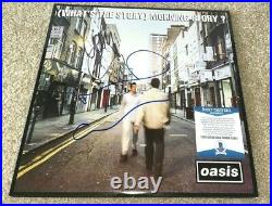 Liam & Noel Gallagher Signed Oasis Vinyl Album Whats The Story Morning Glory Bas
