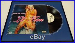 Lil Kim Signed Framed No Matter What They Say Vinyl Record Album Display PSA/DNA