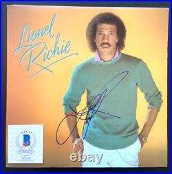 Lionel Richie Signed Self Titled Vinyl Album Singer American Idol Commodores Bas