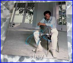 Lionel Richie Signed Vinyl Album Can't Slow Down with proof