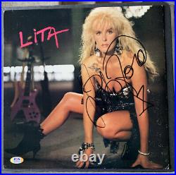 Lita Ford Signed Vinyl Kiss Me Deadly Psa/dna Coa Autographed Record Lp Album