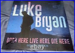 Luke Bryan Signed Vinyl Album Born Here Live Here Die Here Proof
