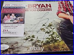 Luke Bryan Signed Vinyl Album What Makes You Country JSA COA Country Music Star