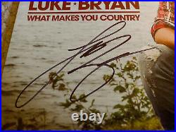 Luke Bryan What Makes You Jsa Signed Autograph Vinyl Lp Album Pleaseread