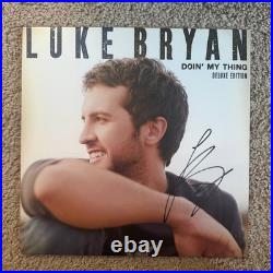 Luke Bryan signed Vinyl Record Album JSA COA Country Music Auto Z2429