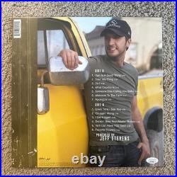 Luke Bryan signed Vinyl Record Album JSA COA Country Music Auto Z2429