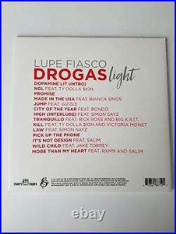 Lupe Fiasco Signed Drogas Light Vinyl Lp Album COA GUARANTEE Rap Legend