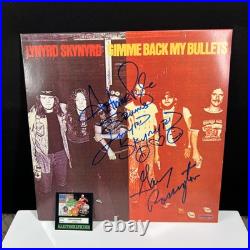 Lynyrd Skynyrd Signed Vinyl Gimme Back My Bullets Album Vinyl LP Holo with