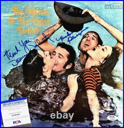 MAMAS & THE PAPAS Signed Vinyl LP RECORD Album by 2 DOHERTY PHILLIPS PSA DNA COA