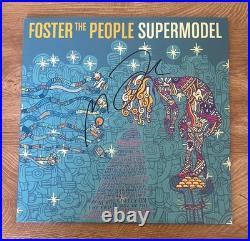 MARK FOSTER signed vinyl album FOSTER THE PEOPLE SUPERMODEL MARK FOSTER signed vinyl album FOSTER THE PEOPLE SUPERMODEL