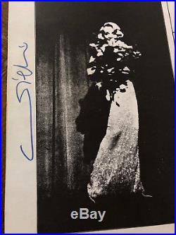 MARLENE DIETRICH original DOUBLE signed LP Vinyl Album Dietrich in London 1965