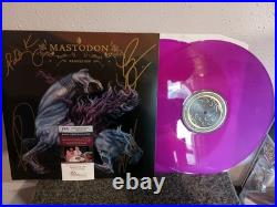 MASTODON Remission Band SIGNED 2LP Purple Vinyl Album Gatefold JSA COA