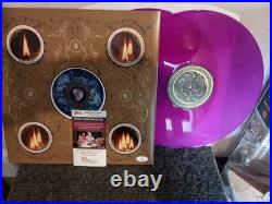 MASTODON Remission Band SIGNED 2LP Purple Vinyl Album Gatefold JSA COA