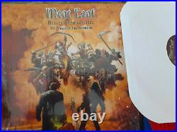MEAT LOAF'Braver then we are' RARE RED signed VINYL RECORD ALBUM LP JSA Cert
