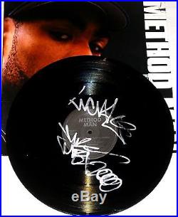 METHOD MAN WU-TANG CLAN HAND SIGNED AUTOGRAPHED VINYL RECORD ALBUM! RARE! WithCOA